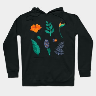 Tropical leaves Hoodie